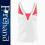 KOSZULKA TENISOWA LOTTO TANK NATTY WOMEN L WHT/ROS