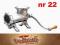 Maszynkia do mięsa nr 22 żeliwna, polski producent