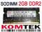Nowa pamięć RAM 2GB DDR2 SODIMM 800MHz laptop