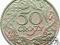 II RP, 50 groszy, 1923, st. 3+