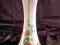 Uroczy malowany wazonik porcelana 21cm BCM