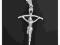 33 Krzyż ze SREBRA p.925 z UKRZYŻOWANYM JEZUSEM!