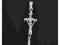 34 Krzyż ze SREBRA p.925 z UKRZYŻOWANYM JEZUSEM!