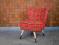 Szocka krata fotel vintage prl loft ldz waw