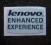 054 Naklejka Lenovo ENHANCED EXPERIENCE Naklejki