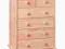 KOMODA 60 sosnowa BIELIŹNIARKA 2+4, wys. 85 cm