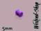 UC SILIKONOWY TUNEL VIOLET 5MM