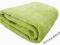 Zielony koc pled narzuta akrylowy 160 cm x 210 cm