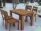 zestaw lite meble(stół+ 4 krzesła)Dąb