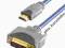 Kabel HDMI &lt;-&gt; DVI 15m GOLD VIVANCO 17512