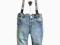 H&amp;M JEANSY z szelkami NOWE 86