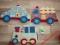 Materiałowe samochody dla malucha  3 sztuki