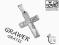 Krzyzyk srebro 925 darmowy grawer