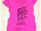 ŚLICZNA CIEPŁA DZIANINOWA TUNIKA 116 FUKSJA