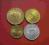 TUNEZJA - ZESTAW 4 MONET KAŻDA INNA - ŁADNE