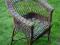 Fotel, krzesło wiklina okazja!!! ciemny