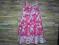 ŚLICZNA SUKIENKA W KWIATY 12-18M-CY 86CM