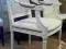 FOTEL len,lekka przecierka SHABBY CHIC_PROWANSJA