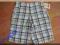 Spodenki w kratę  140 cm / nowe