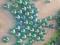 KORALIKI , perełki 6 mm  195/200 szt  błękit