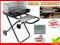 NOWY GRILL OGRODOWY SKŁADANY PÓŁKA RUCHOMY SOLIDNY