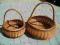 KOMPLET DWÓCH OZDOBNYCH KOSZYKÓW