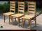 DĘBOWE  KRZESŁA lite drewno, solidne
