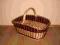 WIKLINOWY KOSZ NA ZAKUPY-GRZYBY-PIKNIK-PREZENT