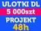 PROMO - Ulotki DL 5000 szt. Projekt DARMOWY @ 48 h
