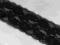 koronka elastyczna czarna szer  6cm -1m