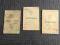 Książeczki wojskowe II RP - 3 sztuki