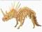 PUZZLE DREWNIANE 3D DINOZAUR STYRAKOZAUR