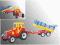 Traktor z przyczepą duży ruchome elementy 60cm