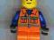 cty014 Construction Worker - Orange Zipper, Safety