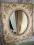 LUSTRO OWALNE W DEKORACYJNEJ RAMIE _ SHABBY CHIC