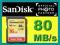 SanDisk SDHC 16GB EXTREME 80MB/s. Class10 *W-WA*
