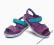CROCS CROCBAND SANDAL KIDS rozmiar 24 (c7) fiolet