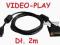 KABEL HDMI-DVI 2m GOLD v1.4b *VIDEO-PLAY WEJHEROWO