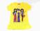 NEXT ŻÓŁTA TUNIKA Z DZIEWCZYNKAMI 7 LAT