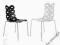 KRZESŁO CZARNE KRZESŁA BIAŁE FOTELE FOTEL CZARNY