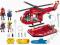 ZESTAW SOS HELIKOPTER + PONTON PLAYMOBIL 4428 W-wa