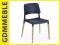 NOWOCZESNE CZARNE KRZESŁO K163 OD RĘKI NOWOŚĆ GDM