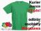 FRUIT OF THE LOOM t-shirt zielony dziecięcy 7-8l