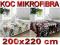 KOC KOCE MIKROFIBRA 200x220 NARZUTA 2szt. PROMOCJA