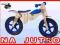 BIEGACZ drewniany,rowerek biegowy,niebieski 427,Kr