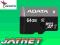 ADATA 64 GB micro SDXC Class 10 Premiere UHS1 +SD
