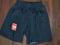 czarne spodenki z godłem Polski rozm.146cm
