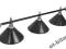 Lampa 3-kloszowa Black k3