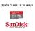 SANDISK micro SDHC SD 32GB 30MB/s class10 Adapter