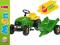 Rolly Toys KID TRAKTOR JOHN DEERE z Przyczepą 2190